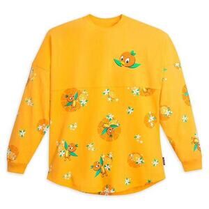 Disney Orange Bird Spirit Jersey Pullover Adults Yellow Women's Size Small